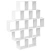 vidaXL Estante de pared Blanco 120 x 20 x 136 cm Madera de ingenier&iacute;a
