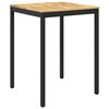 vidaXL Mesa de Bar para Jard&iacute;n Blanco y Negro 80 x 80,5 x 105 cm