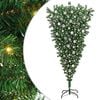 vidaXL &Aacute;rbol de Navidad artificial preiluminado al rev&eacute;s con juego de bolas