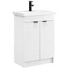 vidaXL Juego de muebles de ba&ntilde;o Blanco 56 x 37,5 x 81 cm
