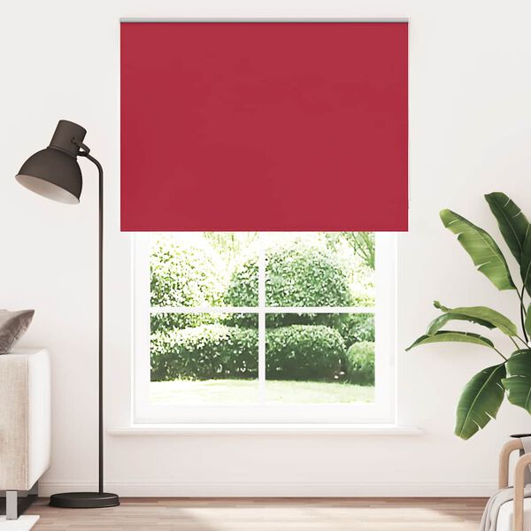 vidaXL Estor Enrollable Opaco Rojo 150x230 cm Tela Ancho 146,6 cm