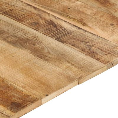 vidaXL Tablero para mesa madera de mango rugosa 140x60x(1,5-1,6) cm