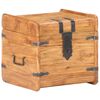vidaXL Ba&uacute;l de madera maciza de acacia 40x40x40 cm