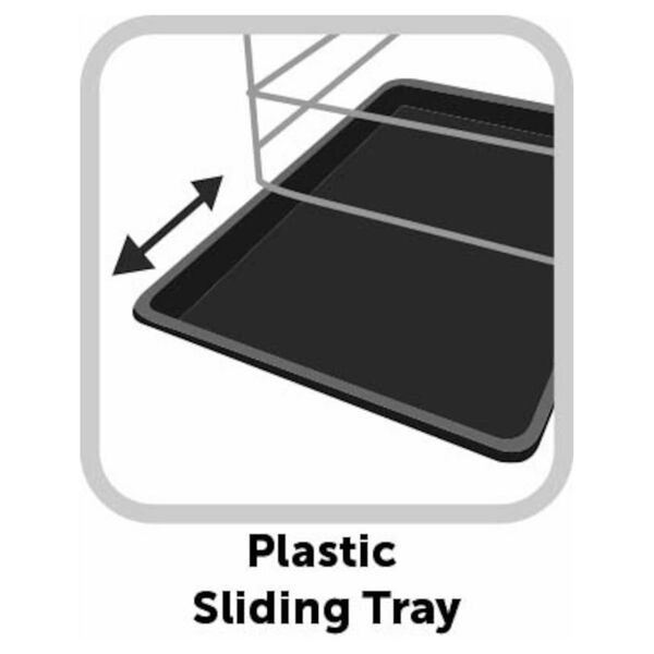 FLAMINGO Jaula con puerta corredera Nyo XL 71,5x108x76 cm negro