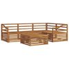 vidaXL Conjunto de sof&aacute;s de exterior 5 pcs Natural