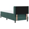 vidaXL Cama tipo Box Spring Verde oscuro 200 x 80 cm Terciopelo