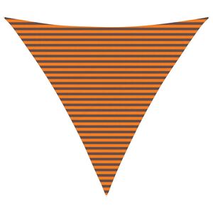 vidaXL Toldo Vela de Sombra Naranja y Marr&oacute;n 6 x 6 x 6 m