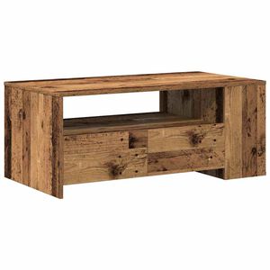 vidaXL Mesa de Caf&eacute; Madera envejecida 102 x 55 x 43,5 cm