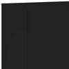 vidaXL Mueble de TV de pared madera de ingenier&iacute;a negro 40,5x30x60 cm