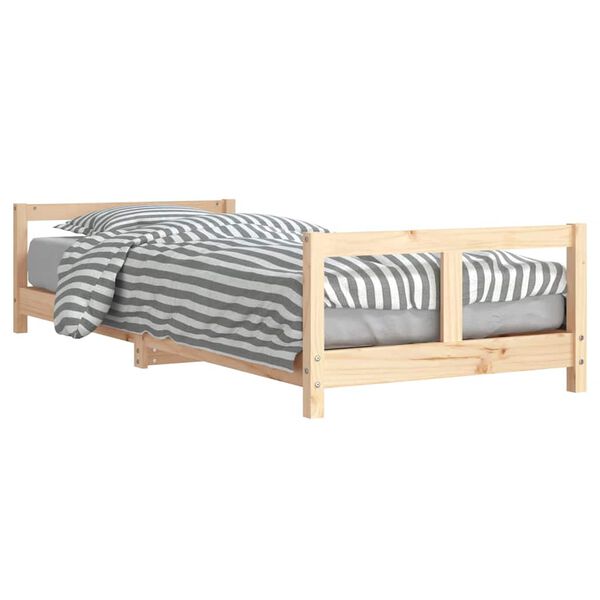 vidaXL Estructura de cama para ni&ntilde;os madera maciza de pino 80x200 cm