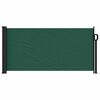 vidaXL Toldo lateral retr&aacute;ctil verde oscuro 100x300 cm