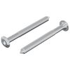 vidaXL Tornillo 2 pcs Plateado M6 x 60 mm Acero