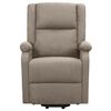 vidaXL Sill&oacute;n elevable tela gris taupe
