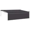 vidaXL Toldo retr&aacute;ctil Antracita 450 x 350 cm Poli&eacute;ster y Aluminio