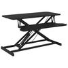 vidaXL Escritorio ajustable 90x40x(13-50) cm acero y contrachapada