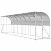 vidaXL Gallinero Contra Pared Plateado 600 x 150 x 215 cm
