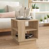 vidaXL Mesa de centro madera de ingenier&iacute;a roble Sonoma 40x40x43 cm