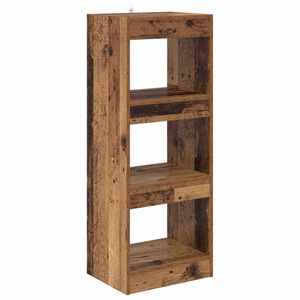 vidaXL Estanter&iacute;a para libros 3 niveles 40 x 30 x 103 cm Madera vieja