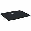 vidaXL Bandeja Base de Ducha con Puntos 100 x 80 x 4 cm ABS Negro