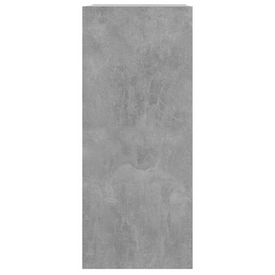 vidaXL Estantería/divisor de espacios gris hormigón 40x30x72 cm