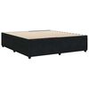 vidaXL Estructura cama sin colch&oacute;n terciopelo negro 200x200 cm