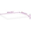 vidaXL Tablero de mesa rectangular madera maciza acacia 100x80x4 cm
