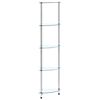 vidaXL Estanter&iacute;a 5 niveles cristal templado transparente 30x30x130 cm