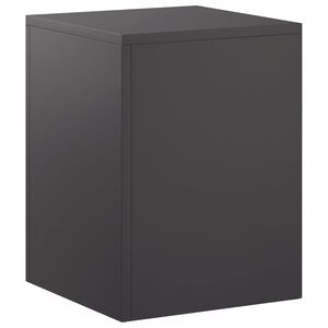 vidaXL Soporte de plantas Negro 30 x 30 x 40 cm Acero