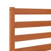 vidaXL Estructura de cama sin colch&oacute;n madera maciza marr&oacute;n 75x190 cm