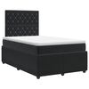 vidaXL Cama box spring con colch&oacute;n Negro 120 x 190 cm Terciopelo