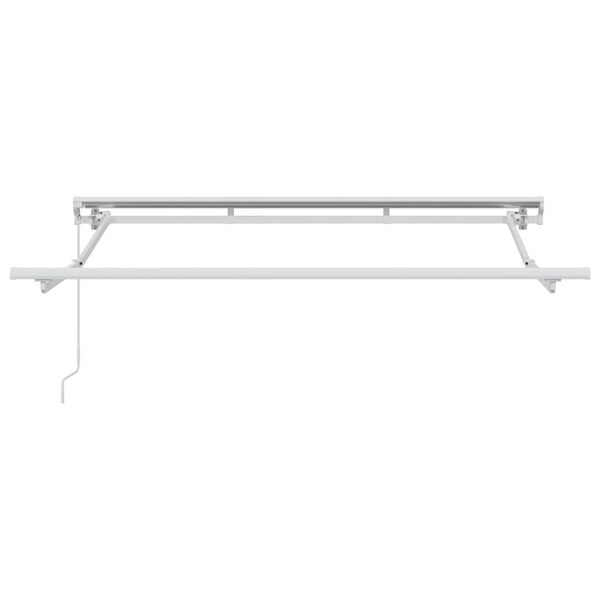 vidaXL Marco de toldo Manual Blanco 2.5 x 2 m