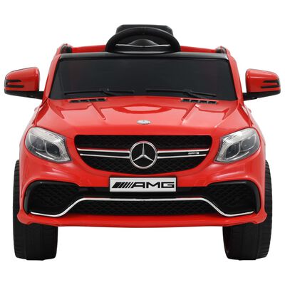 vidaXL Coche para niños Mercedes Benz GLE63S plástico rojo