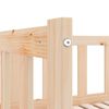 vidaXL Sof&aacute; cama nido sin colch&oacute;n madera maciza 90x190 cm