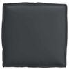 vidaXL Coj&iacute;n 2 pcs Negro 40 x 40 x 8 cm Tela Oxford