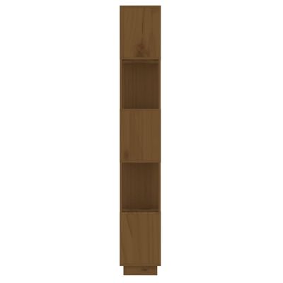 vidaXL Estantería/divisor madera de pino marrón miel 51x25x163,5 cm