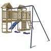 vidaXL Parque infantil de exterior madera de pino impregnada