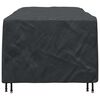 vidaXL Funda para muebles Liso Negro 229 x 113 x 73 cm 210D