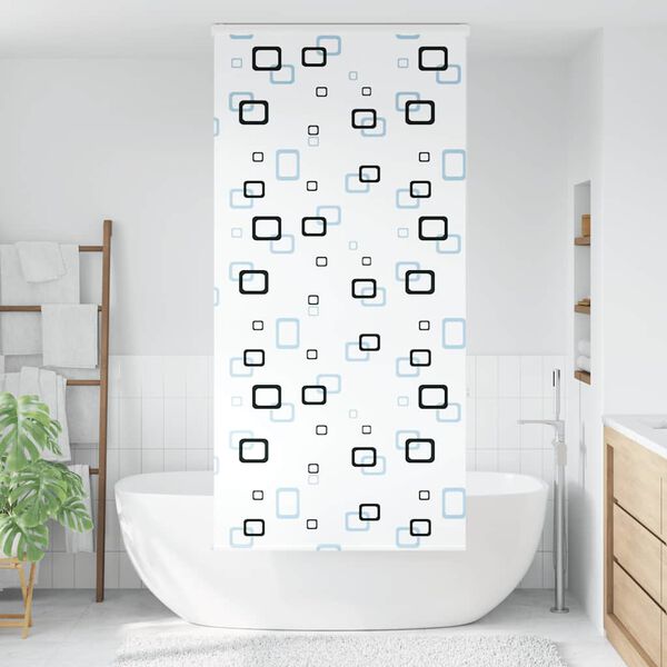 vidaXL Estor enrollable para ducha casete tela 100x240 cm ancho 96 cm