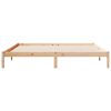 vidaXL Cama extralarga sin colch&oacute;n madera maciza de pino 180x210 cm