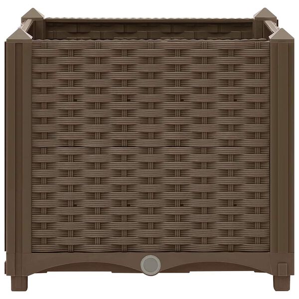 vidaXL Arriate 40x40x38 cm polipropileno