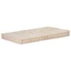 vidaXL Coj&iacute;n para pal&eacute;s algod&oacute;n beige 120x80x10 cm