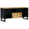 vidaXL Mueble de TV madera mango y madera contrachapada 100x33x46 cm