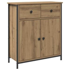 vidaXL Aparador de madera de ingenier&iacute;a roble artisian 70x30x80 cm