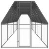 vidaXL Jaula gallinero de acero galvanizado 2x12x2 m