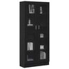 vidaXL Librería Roble negro 82,5 x 30,5 x 185 cm Madera de ingeniería