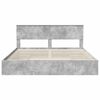 vidaXL Cama con almacenamiento con cabecera Gris Concreto 180 x 200 cm