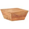 vidaXL Mesa de centro forma de V madera maciza de acacia 66x66x30 cm