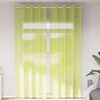 vidaXL Cortinas de gasa con ojales 2 uds verde manzana 140x300 cm