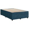 vidaXL Cama box spring con colch&oacute;n terciopelo azul 120x200 cm