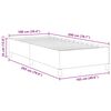 vidaXL Cama tipo Box Spring Azul 100 x 200 cm Terciopelo